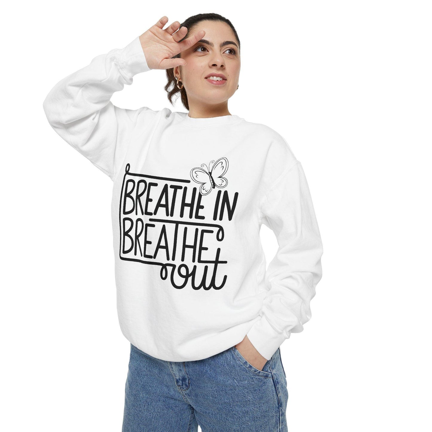 Breathe in Breathe out Sweatshirt - HoriaKadi