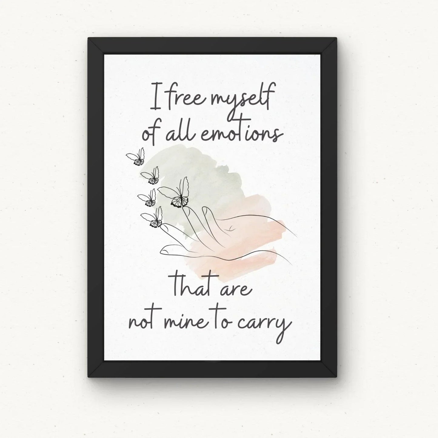 I free myself - Poster Sign - HoriaKadi