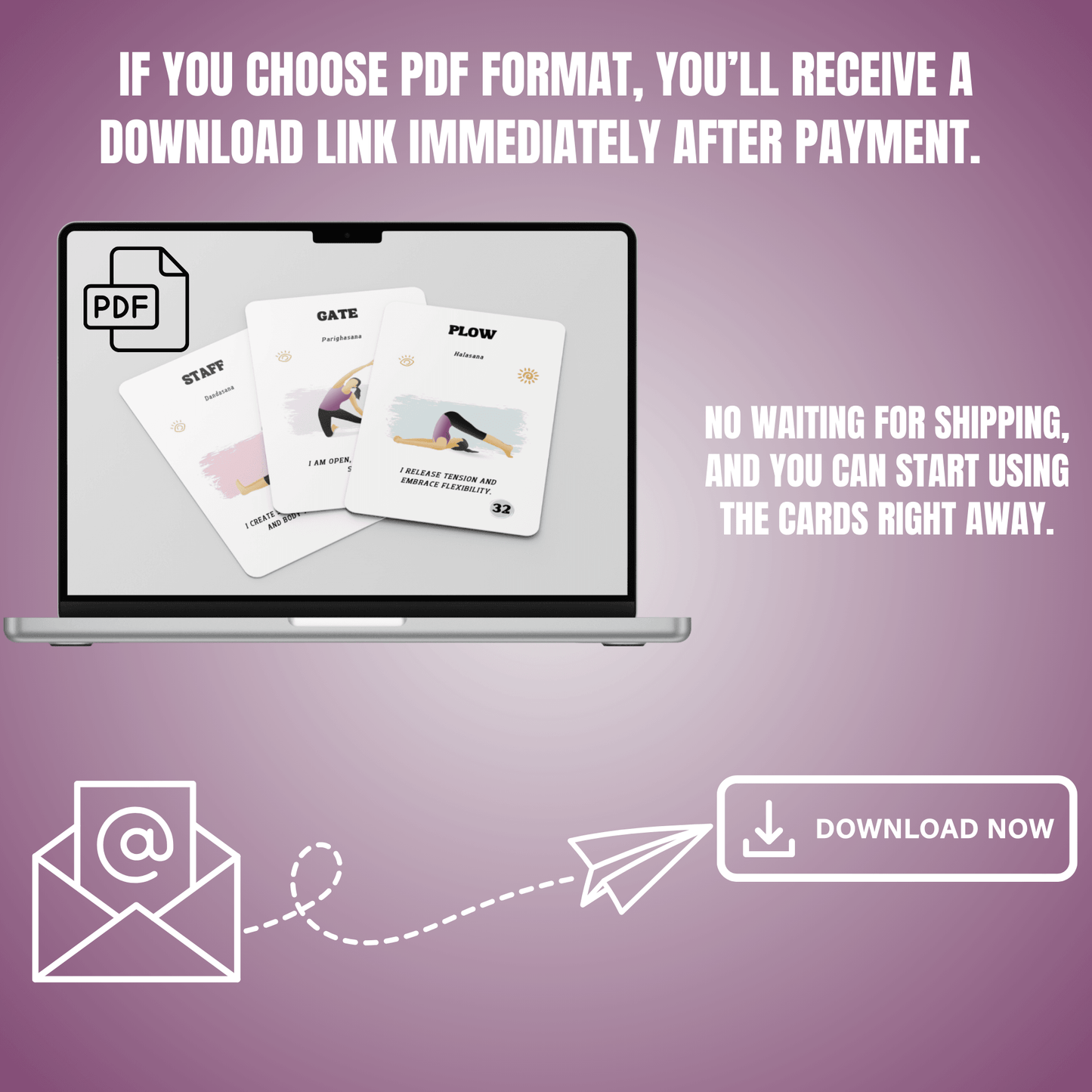 Yoga Exercises Flash Cards