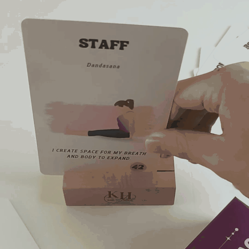 Yoga Exercises Flash Cards