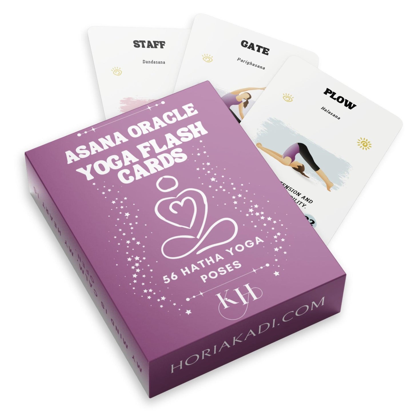Yoga Exercises Flash Cards