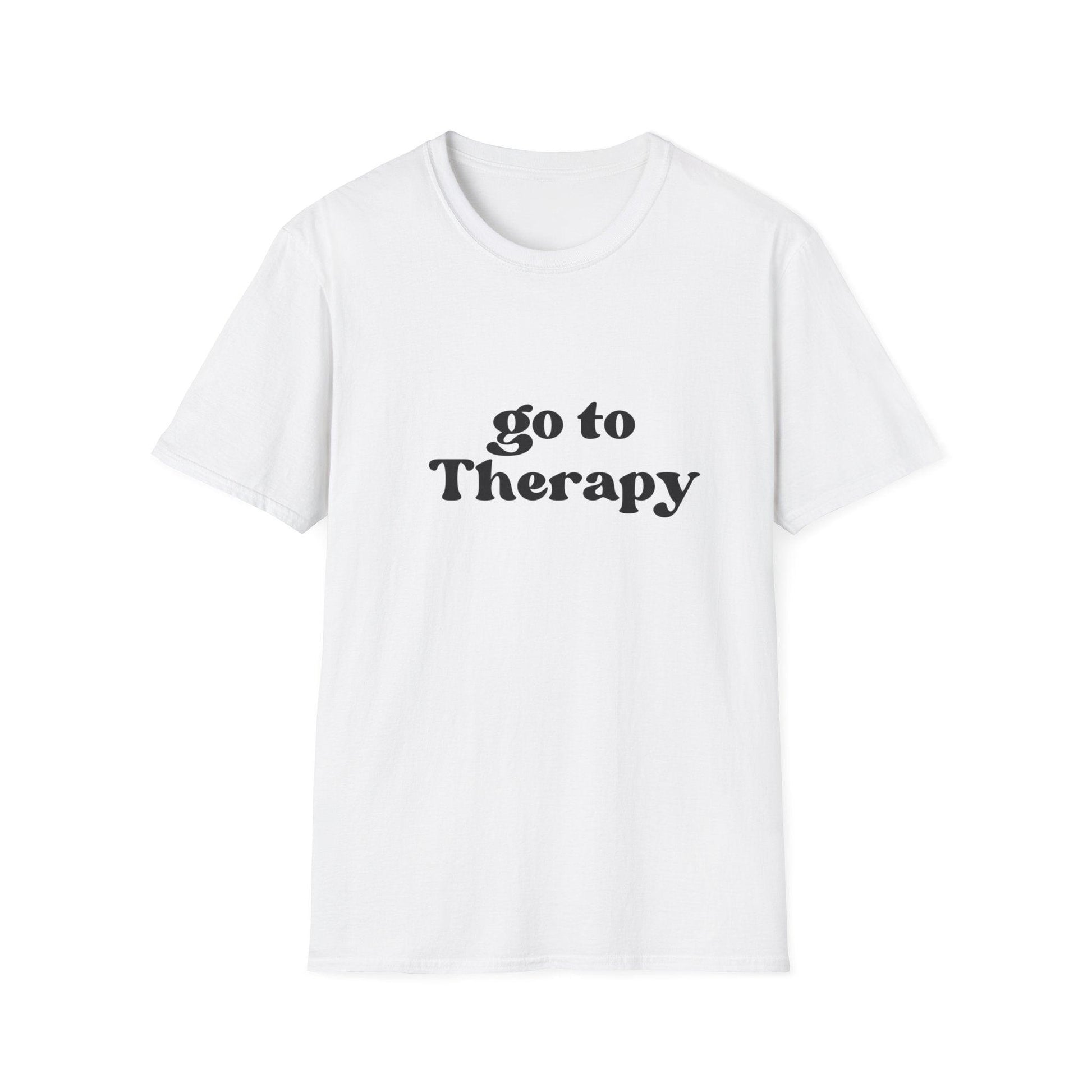 Go To Therapy Shirt, Funny Counselor Gifts, Unisex Therapy Tee - HoriaKadi