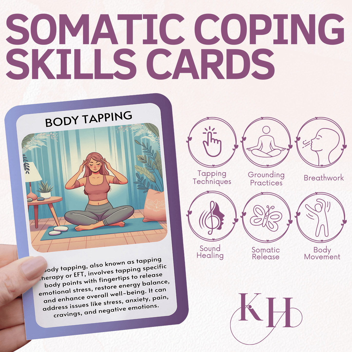 Somatic Therapy Coping Skill Cards