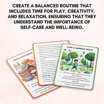 Somatic Therapy Coping Skill Cards for Kids - HoriaKadi