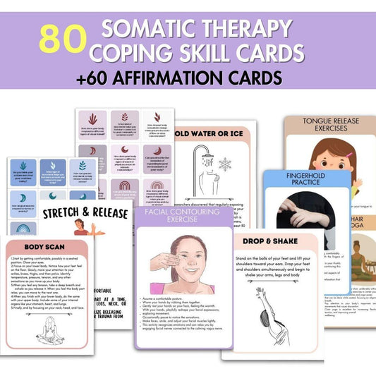 Somatic Healing: Vagus Nerve Coping Cards for Anxiety and Trauma (PDF) - HoriaKadi