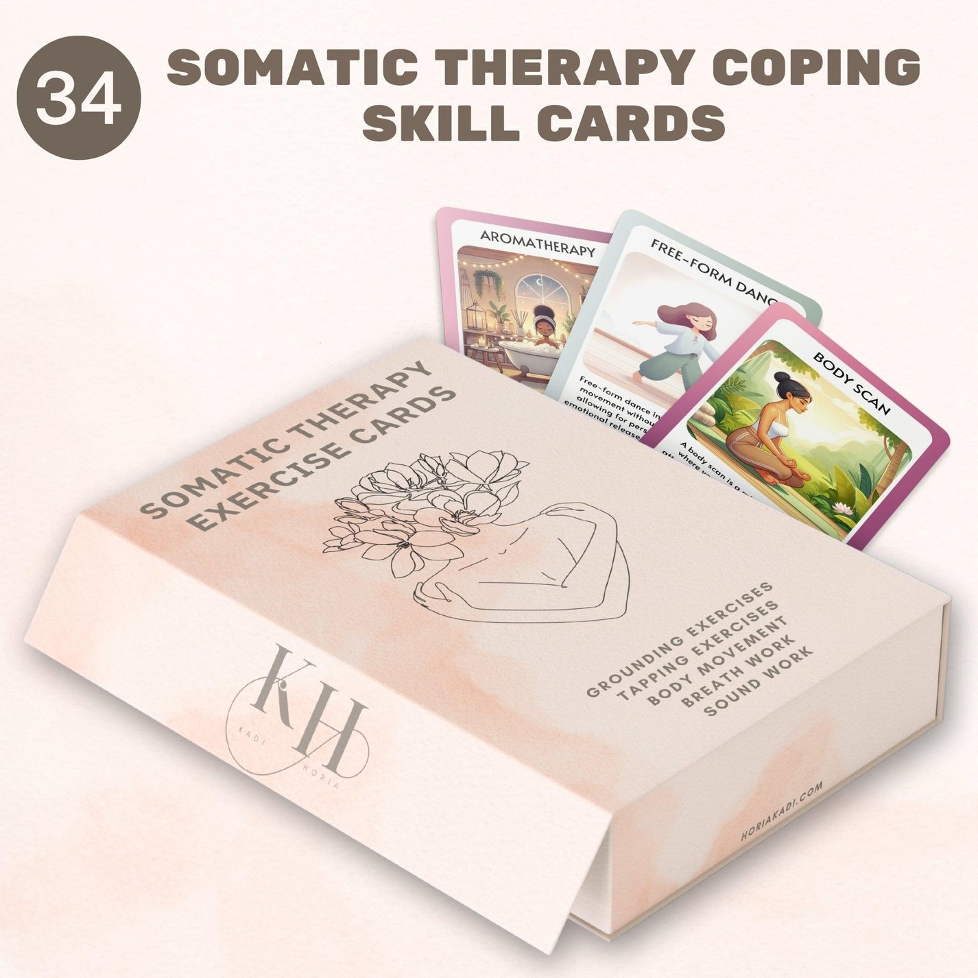 Somatic Therapy Coping Skill Cards – HoriaKadi